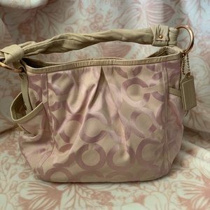 Pink coach purse